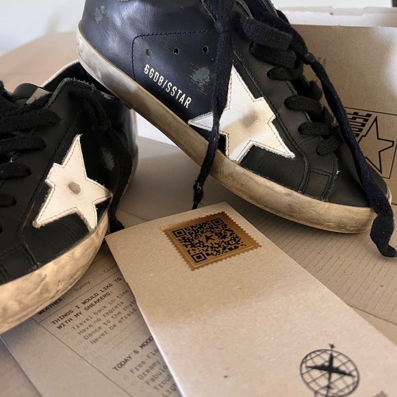 Black golden goose with box and bag - Picture 2 of 6